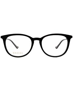 Gucci 52 mm Black/Gold Eyeglass Frames
