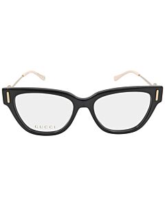 Gucci 52 mm Black/Gold Eyeglass Frames