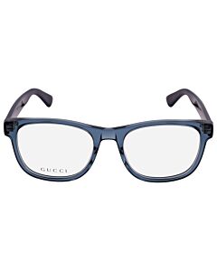 Gucci 53 mm Transparent Blue Eyeglass Frames