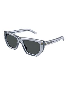 Gucci 53 mm Transparent Grey Sunglasses