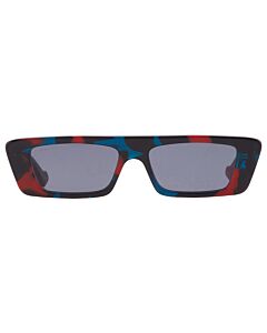 Gucci 54 mm Havana;Blue Sunglasses