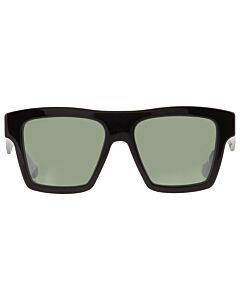 Gucci 55 mm Black/Green Havana Sunglasses