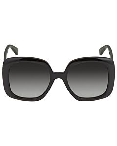 Gucci 55 mm Black;Green Sunglasses