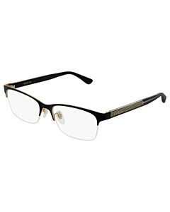 Gucci 55 mm Black Reading Glasses