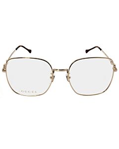Gucci 55 mm Pale Gold Eyeglass Frames