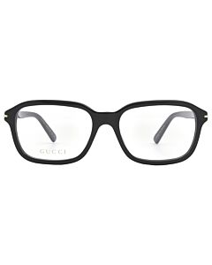 Gucci 56 mm Shiny Black Eyeglass Frames