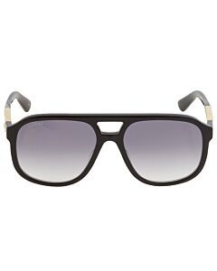 Gucci 58 mm Black / Gray Gradient Sunglasses