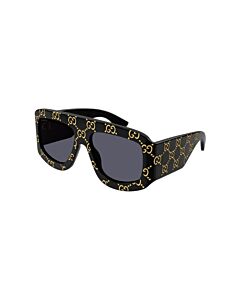 Gucci 59 mm Black Logo Sunglasses