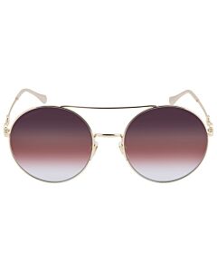 Gucci 59 mm Shiny Endura Gold Sunglasses