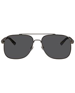 Gucci 60 mm Ruthenium Sunglasses