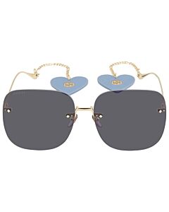Gucci 62 mm Gold Sunglasses