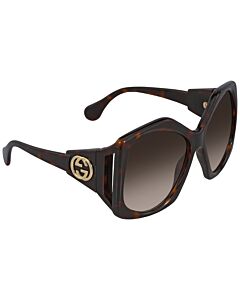 Gucci 62 mm Tortoise Sunglasses