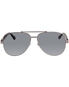 Gucci 63 mm Ruthenium Sunglasses