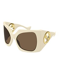 Gucci 64 mm Ivory Sunglasses