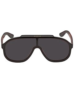 Gucci 99 mm Black and Red Crystal Sunglasses