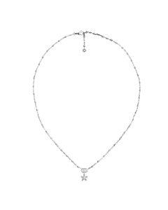 Gucci Flora 18k White Gold Diamond Necklace - YBB581842001