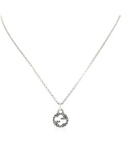 Gucci Ladies GG Sterling Silver Necklace