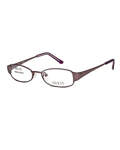 Guess 47 mm Purple Eyeglass Frames