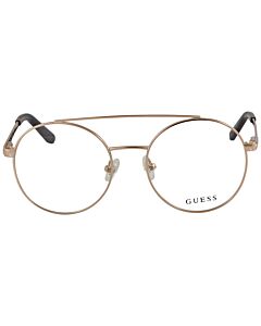 Guess 52 mm Gold Tone Eyeglass Frames