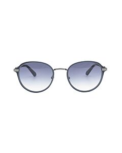 Guess 53 mm Matte Blue Sunglasses