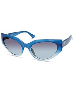 Guess 57 mm Blue/Other Sunglasses