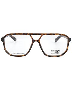 Guess 57 mm Dark Havana Eyeglass Frames