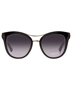 Guess Factory 53 mm Shiny Black Sunglasses