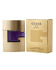 Guess Men's Guess Gold EDT 2.5 oz Fragrances 085715320704