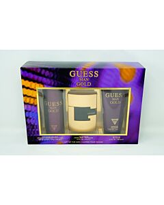 Guess Men's Gold Gift Set Fragrances 085715329387