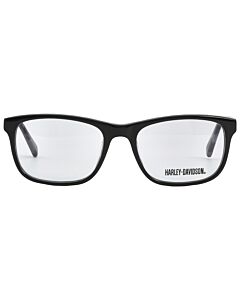 Harley Davidson 49 mm Shiny Black Eyeglass Frames