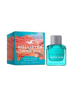 Hollister Men's Canyon Rush EDT Spray 3.4 oz Fragrances 085715267535