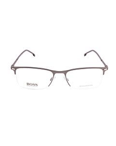Hugo Boss 57 mm Matte Ruthenium Eyeglass Frames