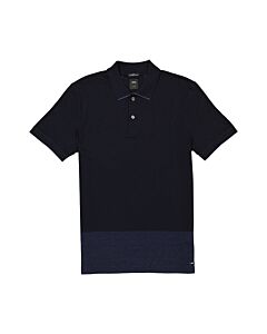 Hugo Boss Men's Dark Blue T-Peterson Slim-fit Polo Shirt
