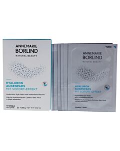 Hyaluronic Eye Pads by Annemarie Borlind for Unisex - 6 Pair Pads