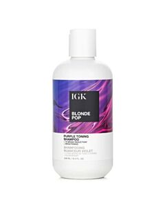 IGK Blonde Pop Purple Toning Shampoo 8 oz Hair Care 810021403250