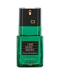 Jacques Bogart Men's One Man Show Emerald Edition EDT 3.4 oz (Tester) Fragrances 3355991005303