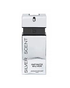 Jacques Bogart Men's Silver Scent Infinite Silver EDT Spray 3.3 oz (Tester) Fragrances 3355991005853