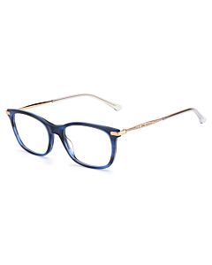 Jimmy Choo 52 mm Blue Havana Eyeglass Frames