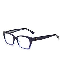 Jimmy Choo 53 mm Glitter Blue Eyeglass Frames