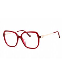 Jimmy Choo 54 mm Burgundy Eyeglass Frames