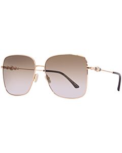 Jimmy Choo 59 mm Gold Plum Sunglasses