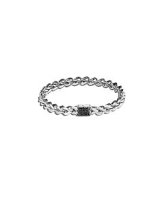 John Hardy Asli Classic Chain Black Sapphire Sterling Silver Link Bracelet - Bbs903714blsxm