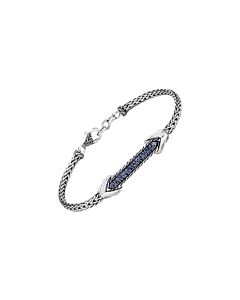 John Hardy Asli Link ID Bracelet with Blue Sapphire - BBS905704BSPXM