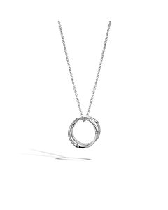John Hardy Bamboo Interlocking Sterling Silver Pendant Necklace - Nb5635x20-22