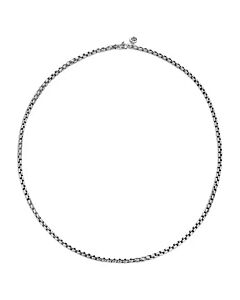 John Hardy Classic Chain 22" Sterling Silver Box Necklace - Nb6510491x22