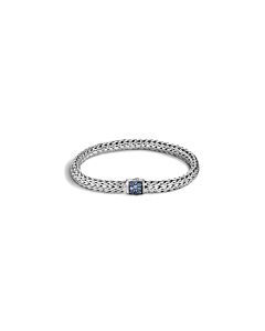 John Hardy Classic Chain Blue Sapphire Sterling Silver Bracelet - Bbs9042bspxum
