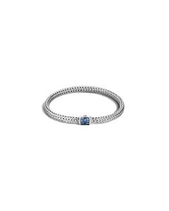 John Hardy Classic Chain Blue Sapphire Sterling Silver Bracelet - Bbs96002bspxum
