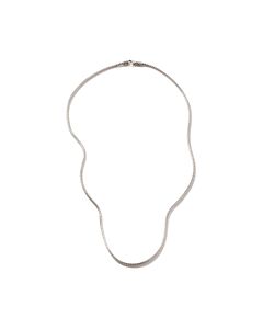 John Hardy Classic Chain Mini Oval 2.5Mm Sterling Silver Necklace - Nb92cx18
