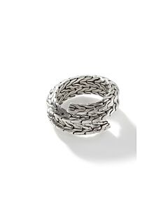 John Hardy Classic Chain Tiga Sterling Silver Ring - Rb900218x7