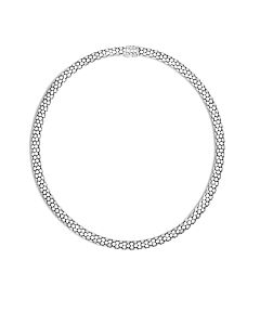 John Hardy Dot Silver 18" Necklace - NB39051X18